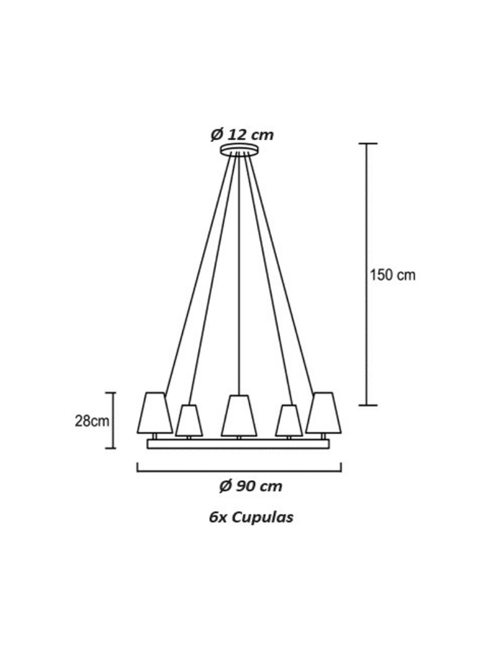 Pendente Linear Preto para Bancada Gourmet - Linha Arte Híbrido